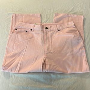 Lauren Ralph Lauren Straight Leg Jeans in Blush/Pink Size 12